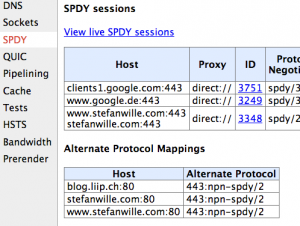 Alternate Protocol Mappings in Google Chrome